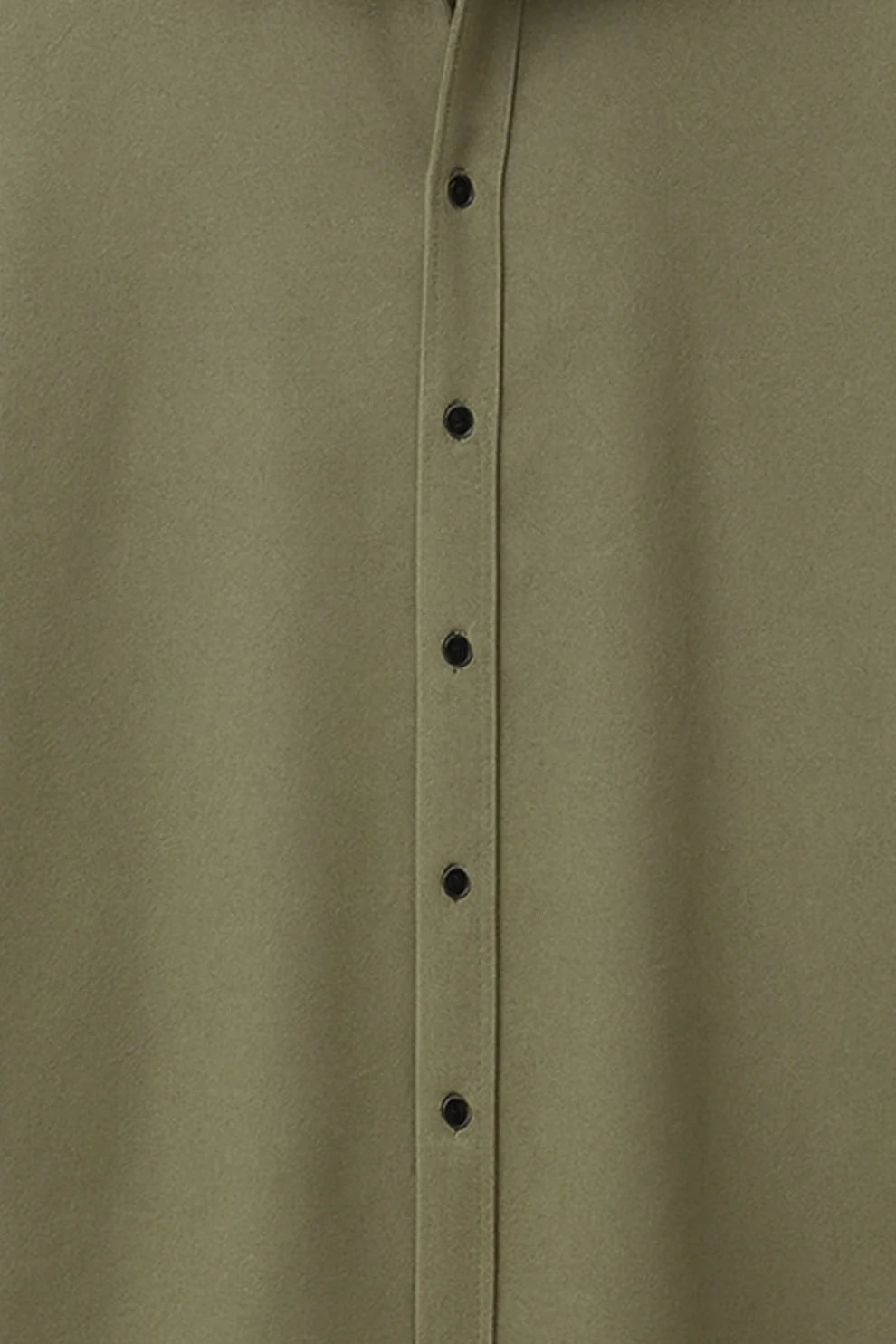 Premium Army Green Solid Full Sleeve Shirt – Slim Fit Formal & Casual Wear