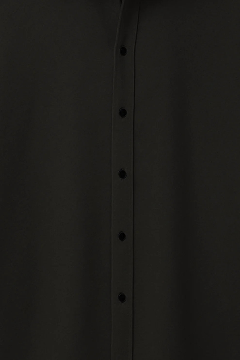 Premium Black Solid Full Sleeve Shirt – Slim Fit Formal & Casual Wear