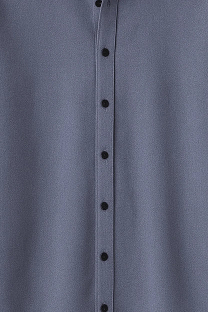 Premium Blue Solid Full Sleeve Shirt – Slim Fit Formal & Casual Wear