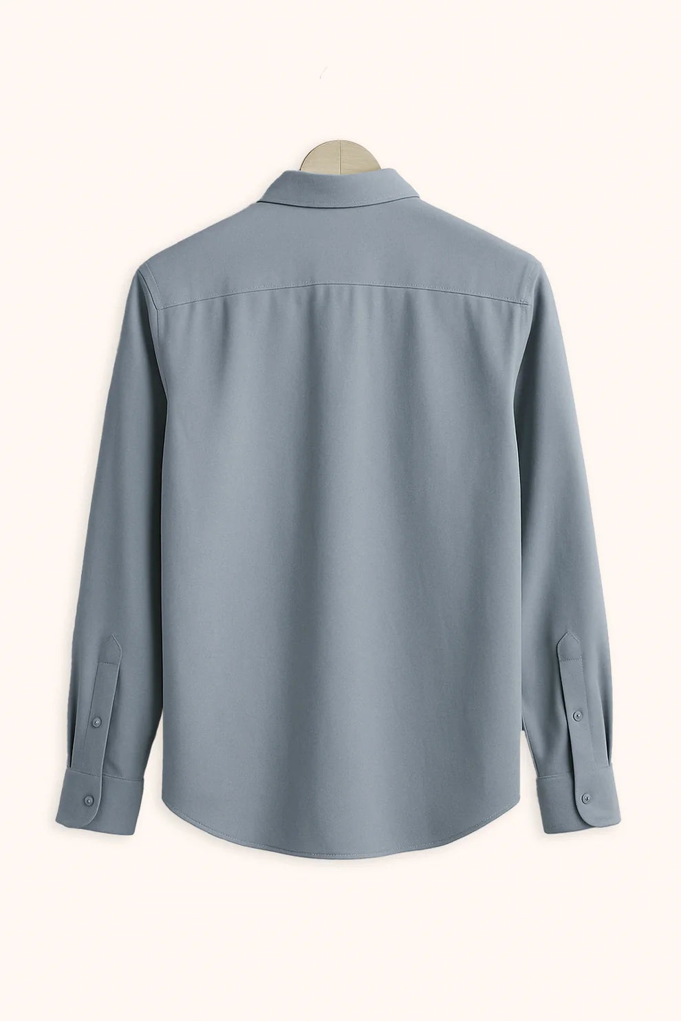 Premium Sky Blue Solid Full Sleeve Shirt – Slim Fit Formal & Casual Wear