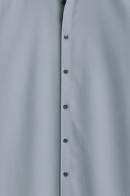 Premium Sky Blue Solid Full Sleeve Shirt – Slim Fit Formal & Casual Wear